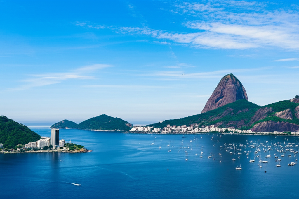Passeio histórico pela Baía de Guanabara